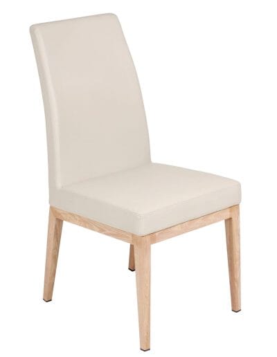 Démo Chaise Erika Crème patte chêne blanc Urbarn Mobilier 