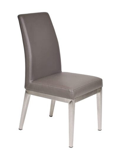 Démo Chaise Erika Gris patte acier inoxydable Urbarn Mobilier 