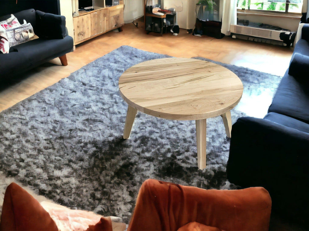 Table basse ronde en érable ambrosia Tables basses Urbarn Mobilier 