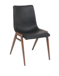 Démo Chaise Moon Noir base noyer noir Urbarn Mobilier 