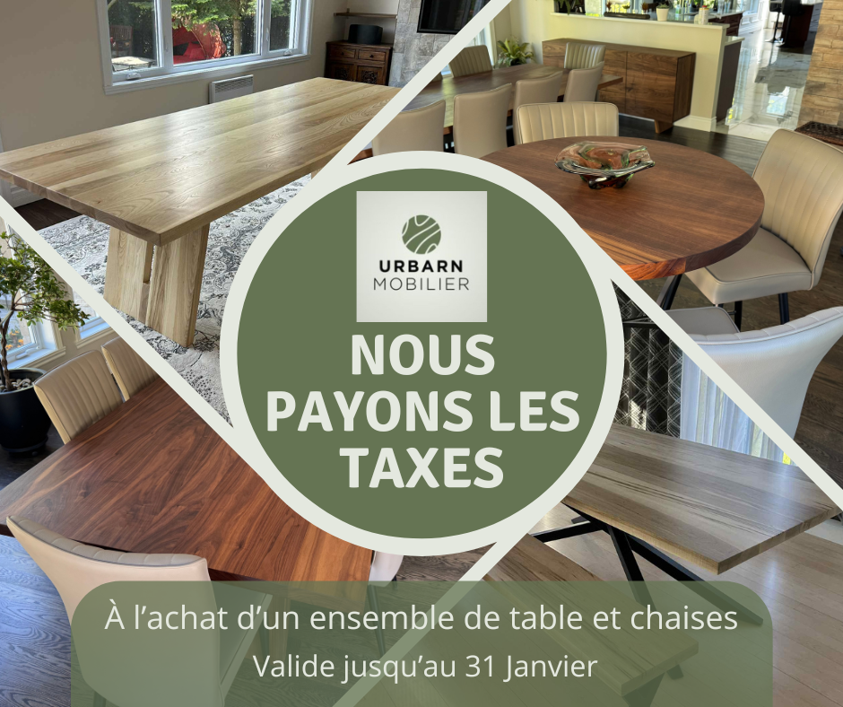 Nous payons les taxes