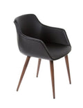 Démo Chaise Owen Noir pattes noyer noir Urbarn Mobilier 