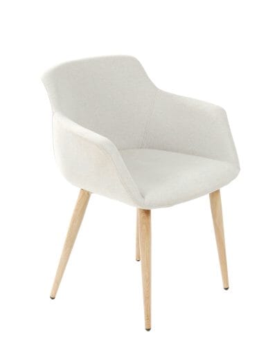 Démo Chaise Owen Tissu Dove pattes chêne blanc Urbarn Mobilier 