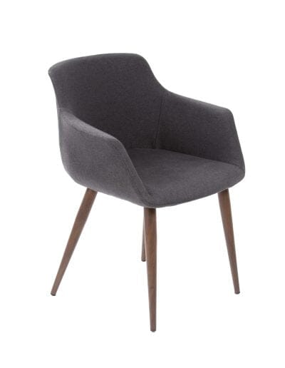 Démo Chaise Owen Tissu Graphite pattes noyer noir Urbarn Mobilier 