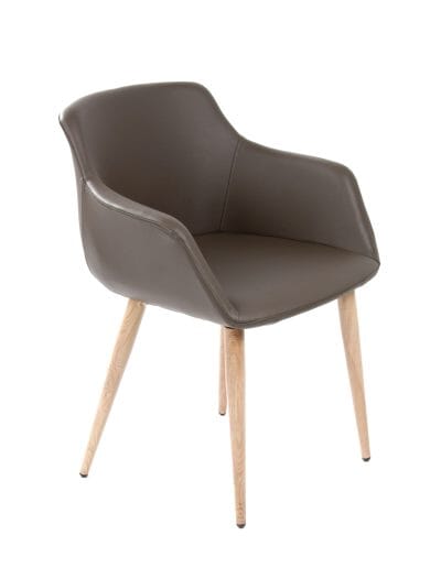 Démo Chaise Owen Gris pattes chêne blanc Urbarn Mobilier 