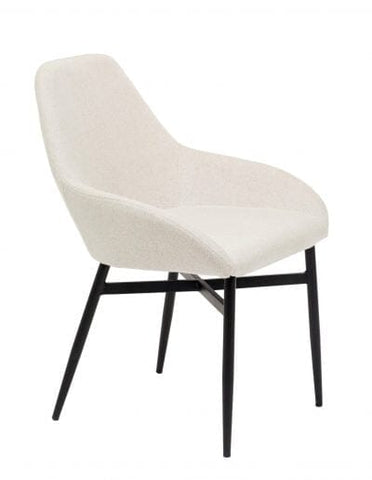 Démo Chaise Shindig Tissu Dove base beta noir mat Urbarn Mobilier 