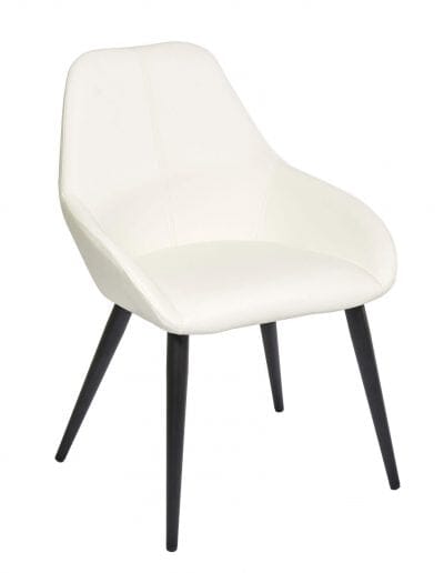 Démo Chaise Shindig Blanc pattes noires mat Urbarn Mobilier 
