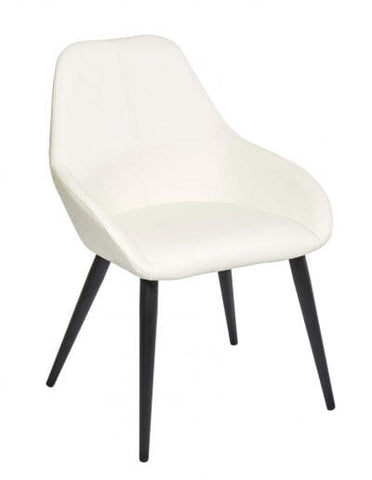 Démo Chaise Shindig Blanc pattes noires mat Urbarn Mobilier 
