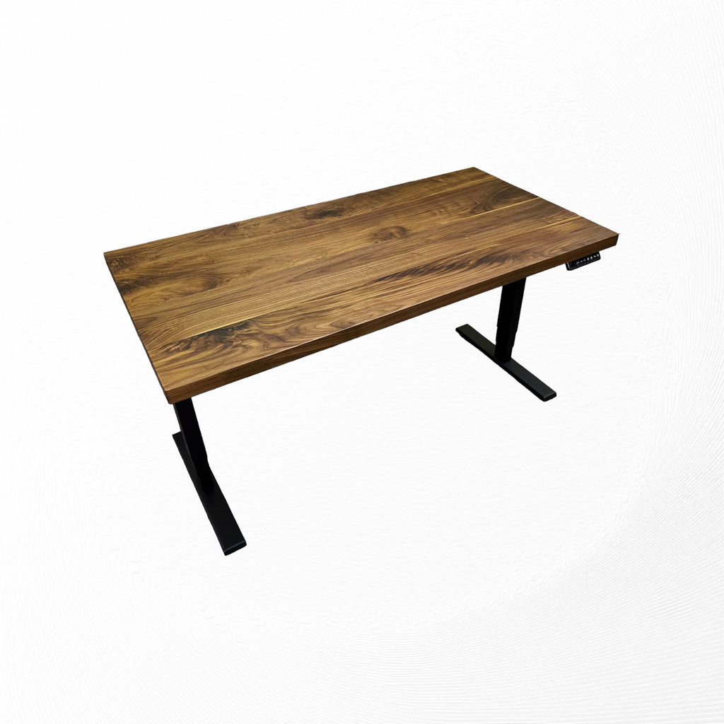 Bureau ajustable en noyer noir Bureau ajustable Urbarn Mobilier 