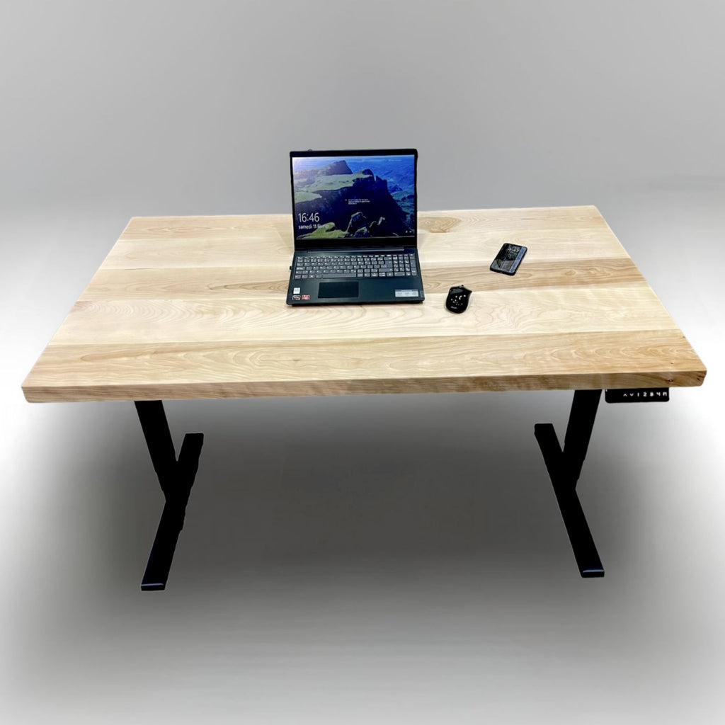 Bureau ajustable en Merisier Bureau ajustable Urbarn Mobilier 