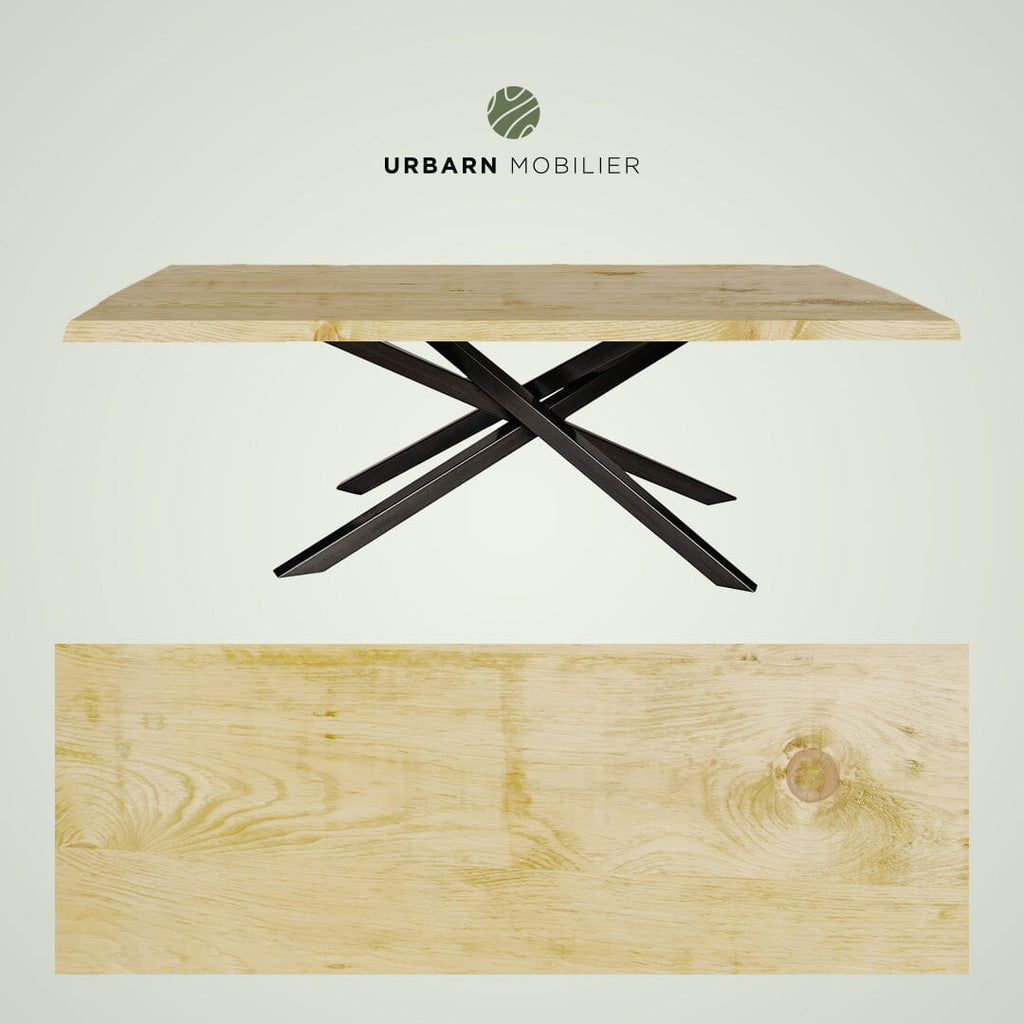 Table sur mesure - Rectangulaire - Pin blanc Tables de salle à manger Urbarn Mobilier 